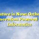 The Future is Now: Orthopedic Innovation Powered by Informatics